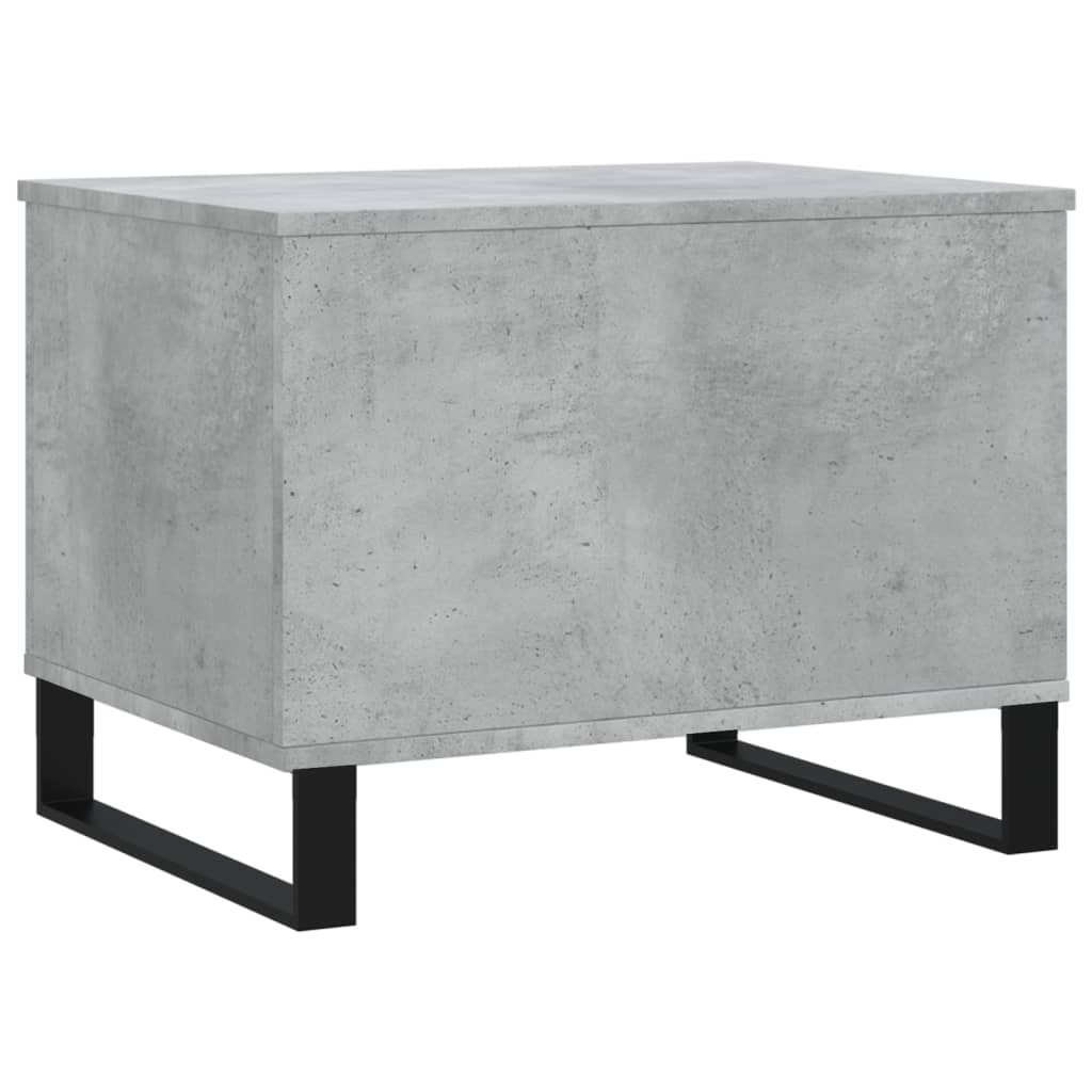Table basse Gris béton 60x44,5x45 cm Bois d’ingénierie - Tables basses