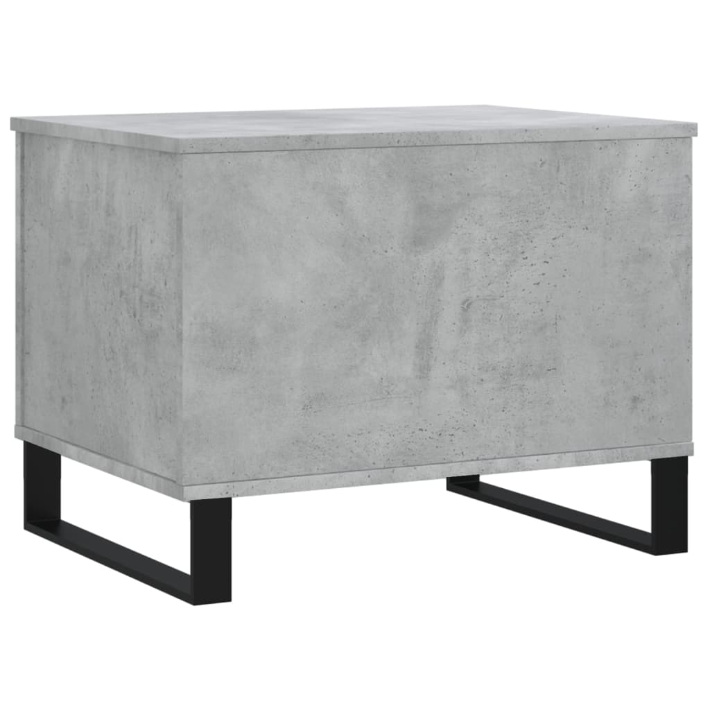 Table basse Gris béton 60x44,5x45 cm Bois d’ingénierie - Tables basses
