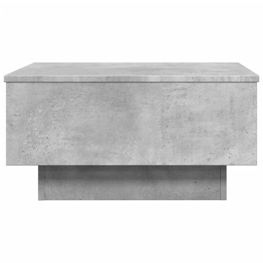 Table basse gris béton 60x45x31 cm bois d’ingénierie - Tables basses