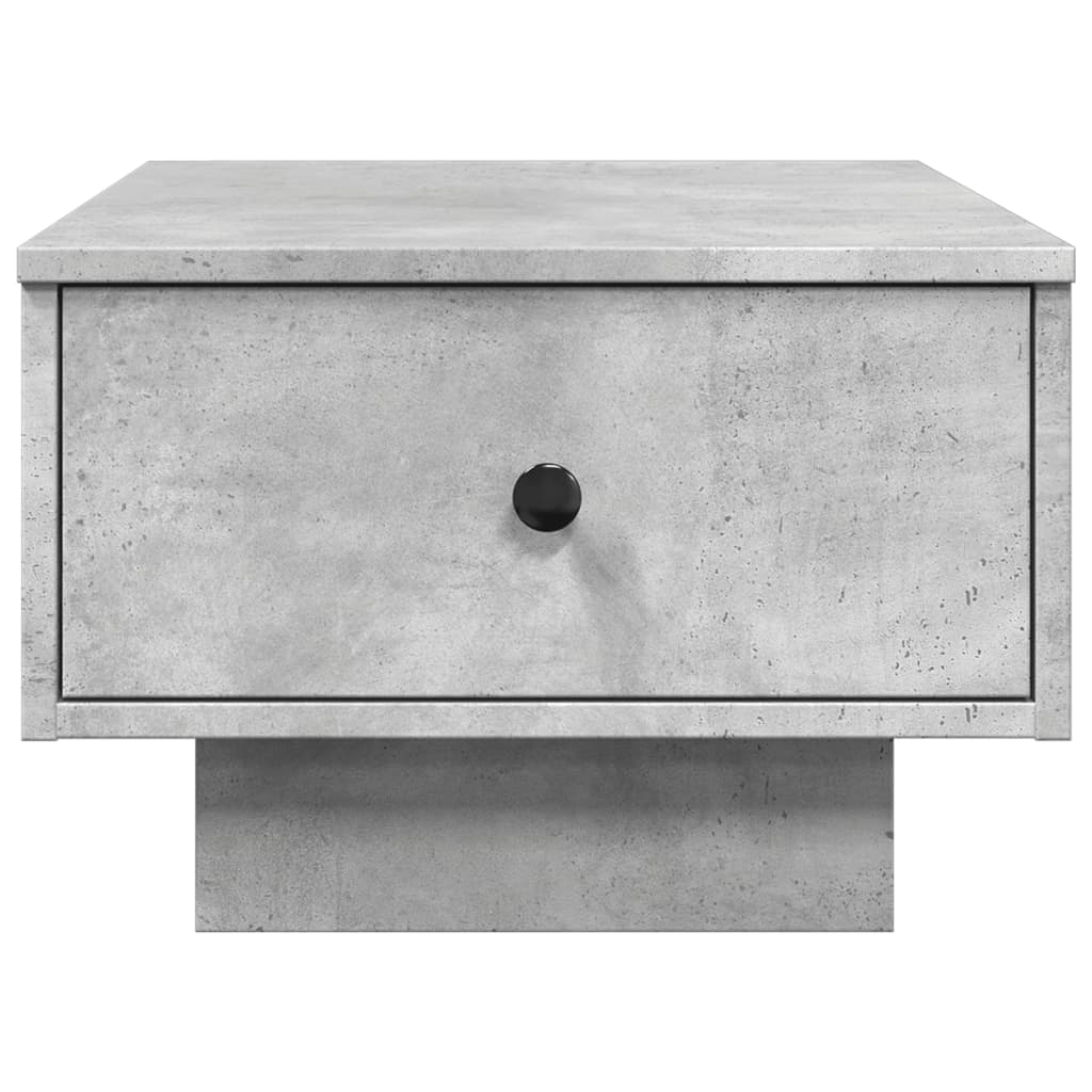 Table basse gris béton 60x45x31 cm bois d’ingénierie - Tables basses