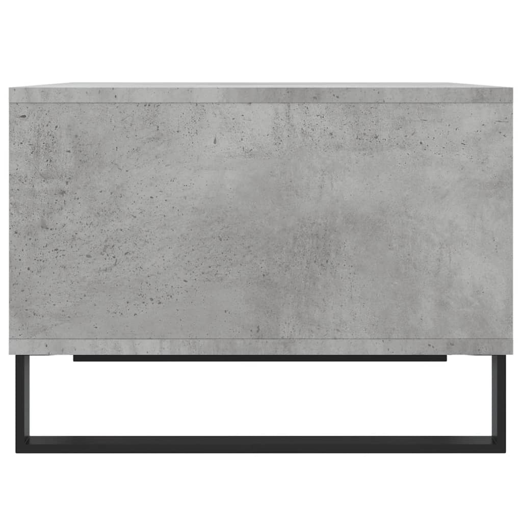 Table basse Gris béton 60x50x36,5 cm Bois d’ingénierie - Tables basses