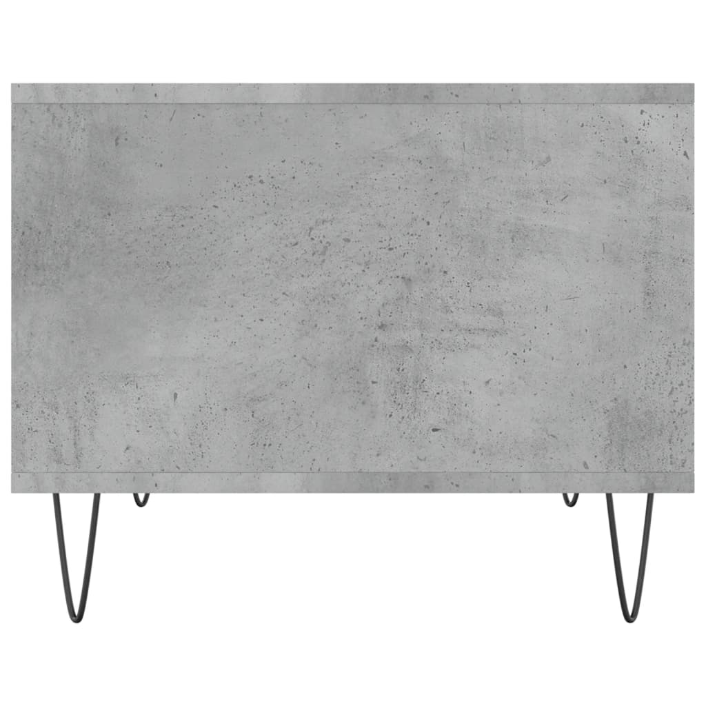 Table basse gris béton 60x50x40 cm bois d’ingénierie - Tables basses