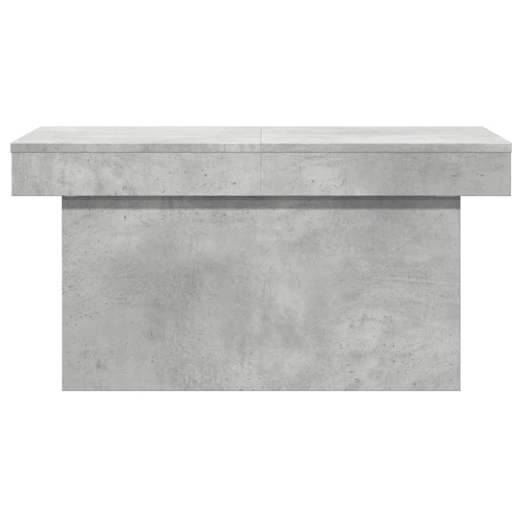 Table basse gris béton 80x55x40 cm bois d’ingénierie - Tables basses