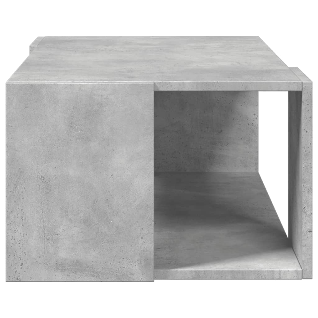 Table basse gris béton 89,5x48x30 cm bois d’ingénierie - Tables basses