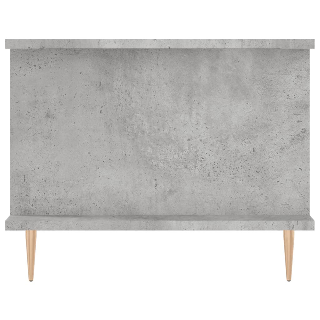 Table basse gris béton 90x50x40 cm bois d’ingénierie - Tables basses