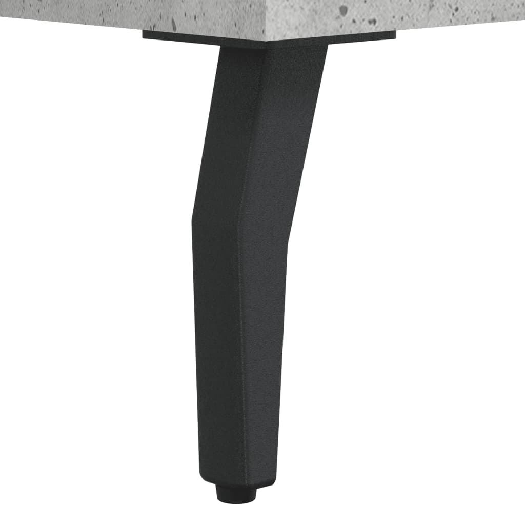 Table basse gris béton 90x50x40 cm bois d’ingénierie - Tables basses