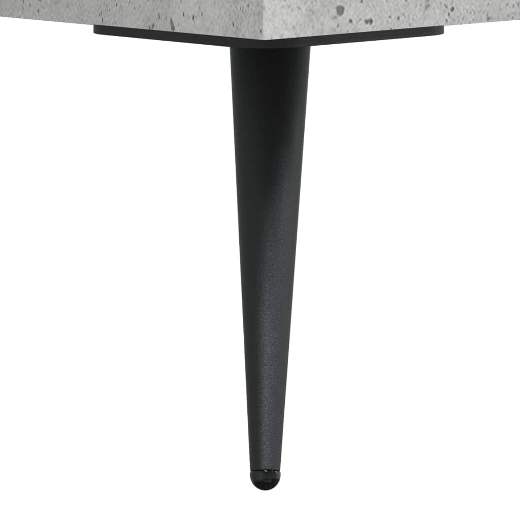 Table basse gris béton 90x50x40 cm bois d’ingénierie - Tables basses