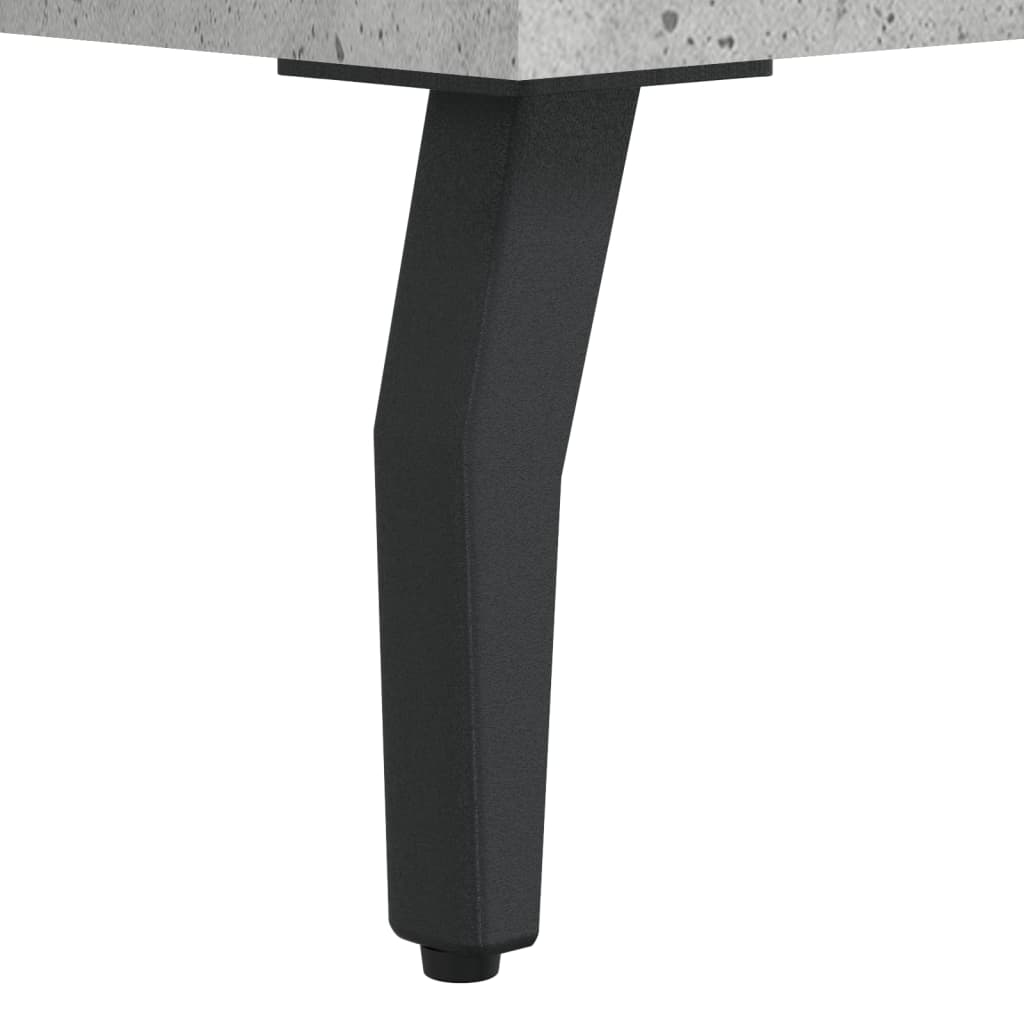 Table basse gris béton 90x50x40 cm bois d’ingénierie - Tables basses