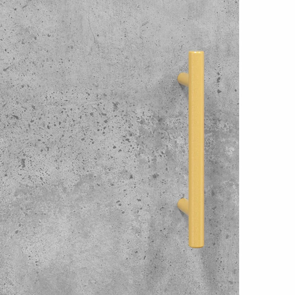 Table basse gris béton 90x50x40 cm bois d’ingénierie - Tables basses