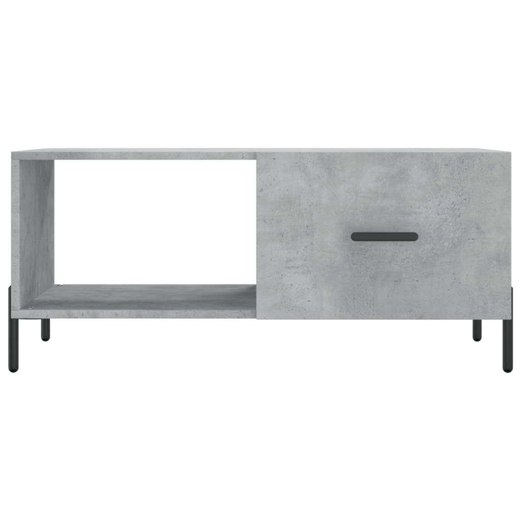 Table basse gris béton 90x50x40 cm bois d’ingénierie - Tables basses