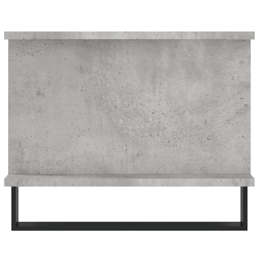 Table basse gris béton 90x50x40 cm bois d’ingénierie - Tables basses