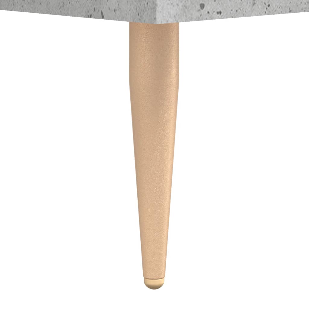 Table basse gris béton 90x50x40 cm bois d’ingénierie - Tables basses