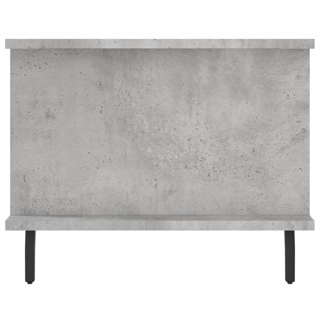 Table basse gris béton 90x50x40 cm bois d’ingénierie - Tables basses