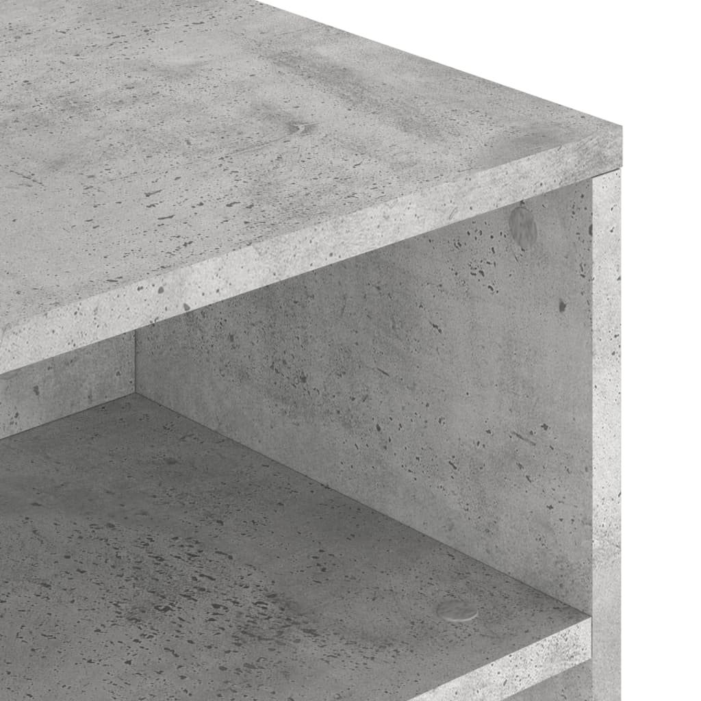 Table basse gris béton 90x55x42,5 cm bois d’ingénierie - Tables basses