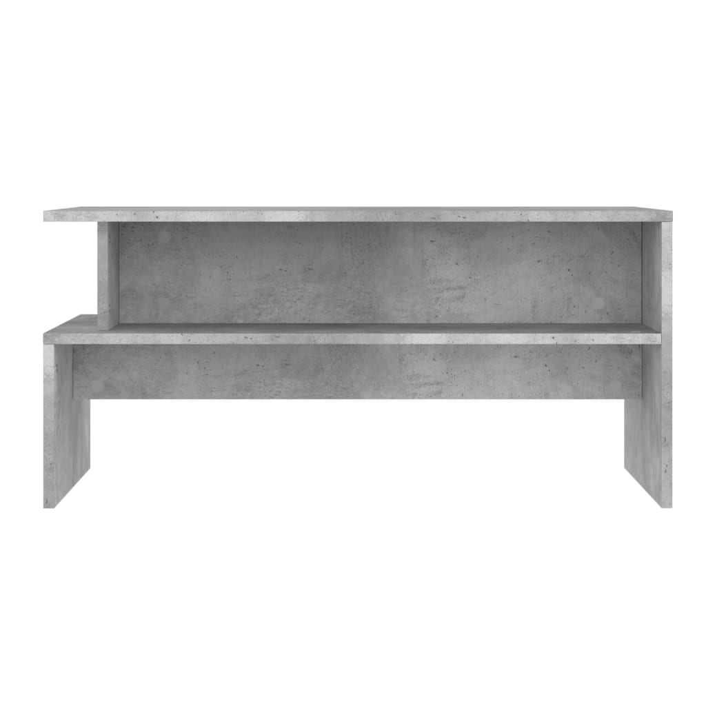Table basse gris béton 90x55x42,5 cm bois d’ingénierie - Tables basses