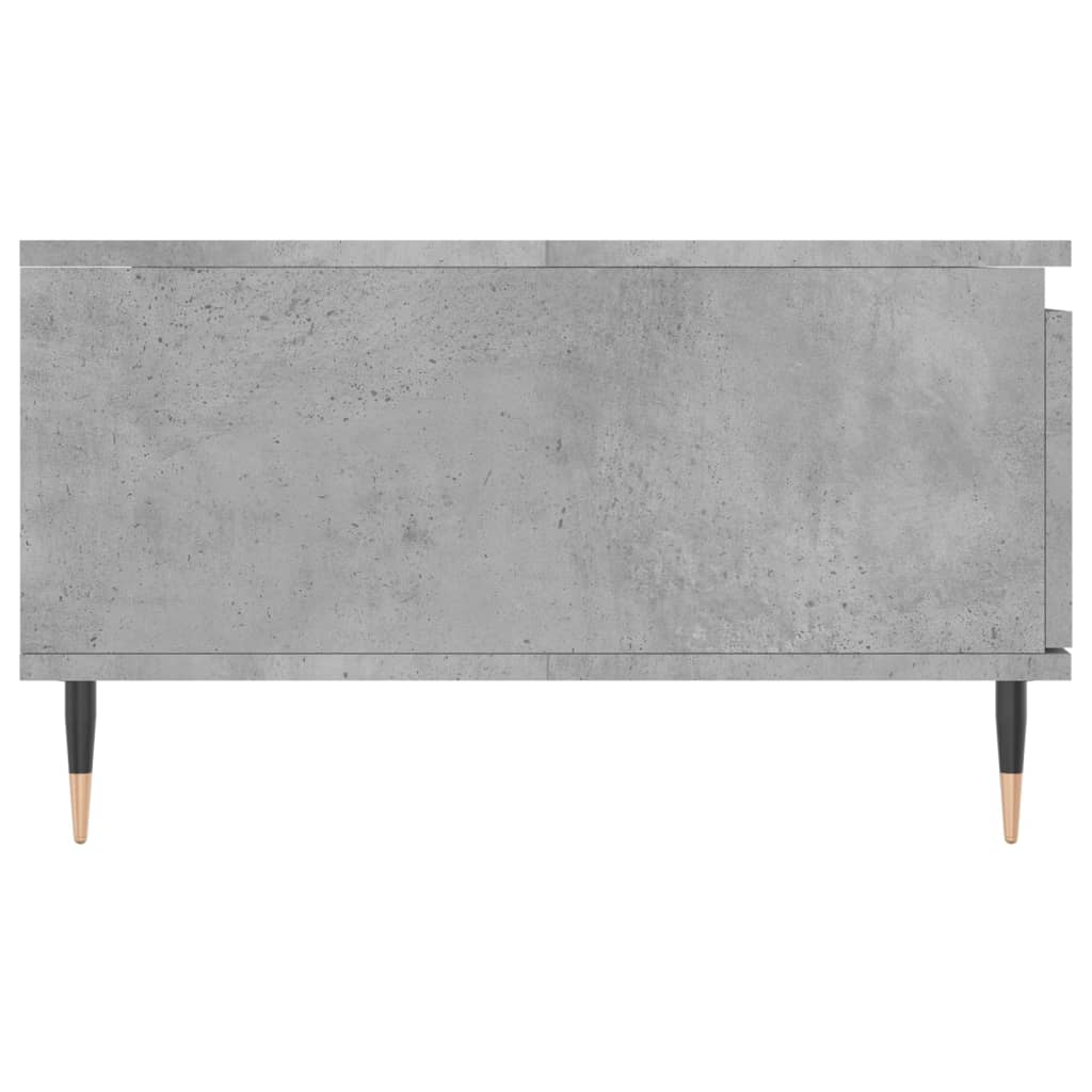 Table basse gris béton 90x60x35 cm bois d’ingénierie - Tables basses