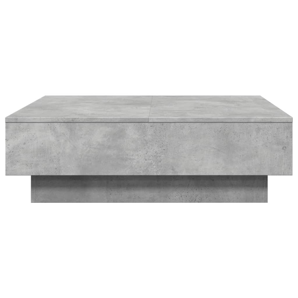 Table basse Gris béton 90x90x28 cm Aggloméré - Tables basses