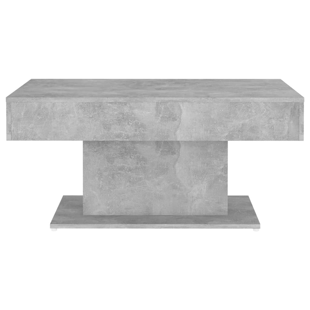Table basse gris béton 96x50x45 cm bois d’ingénierie - Tables basses