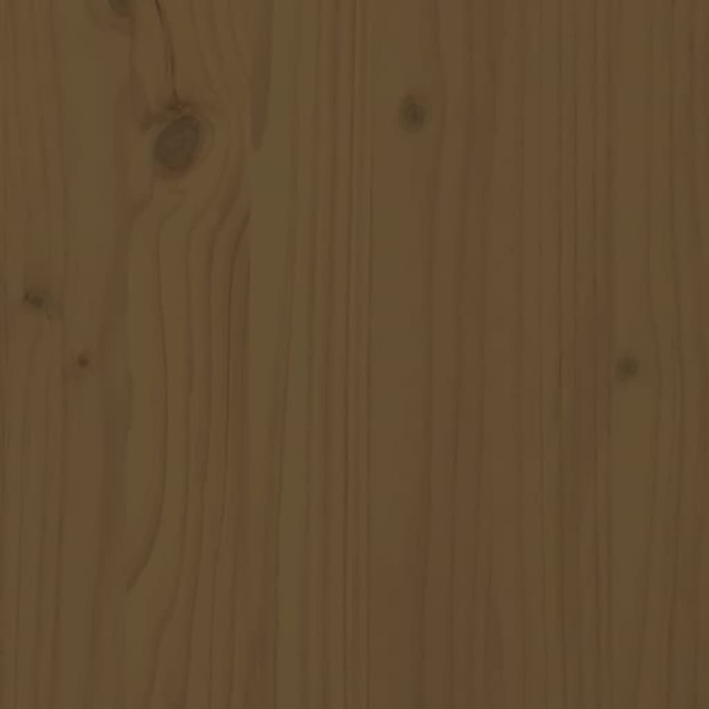 Table basse Marron miel 100x50x35 cm Bois massif de pin - Tables basses