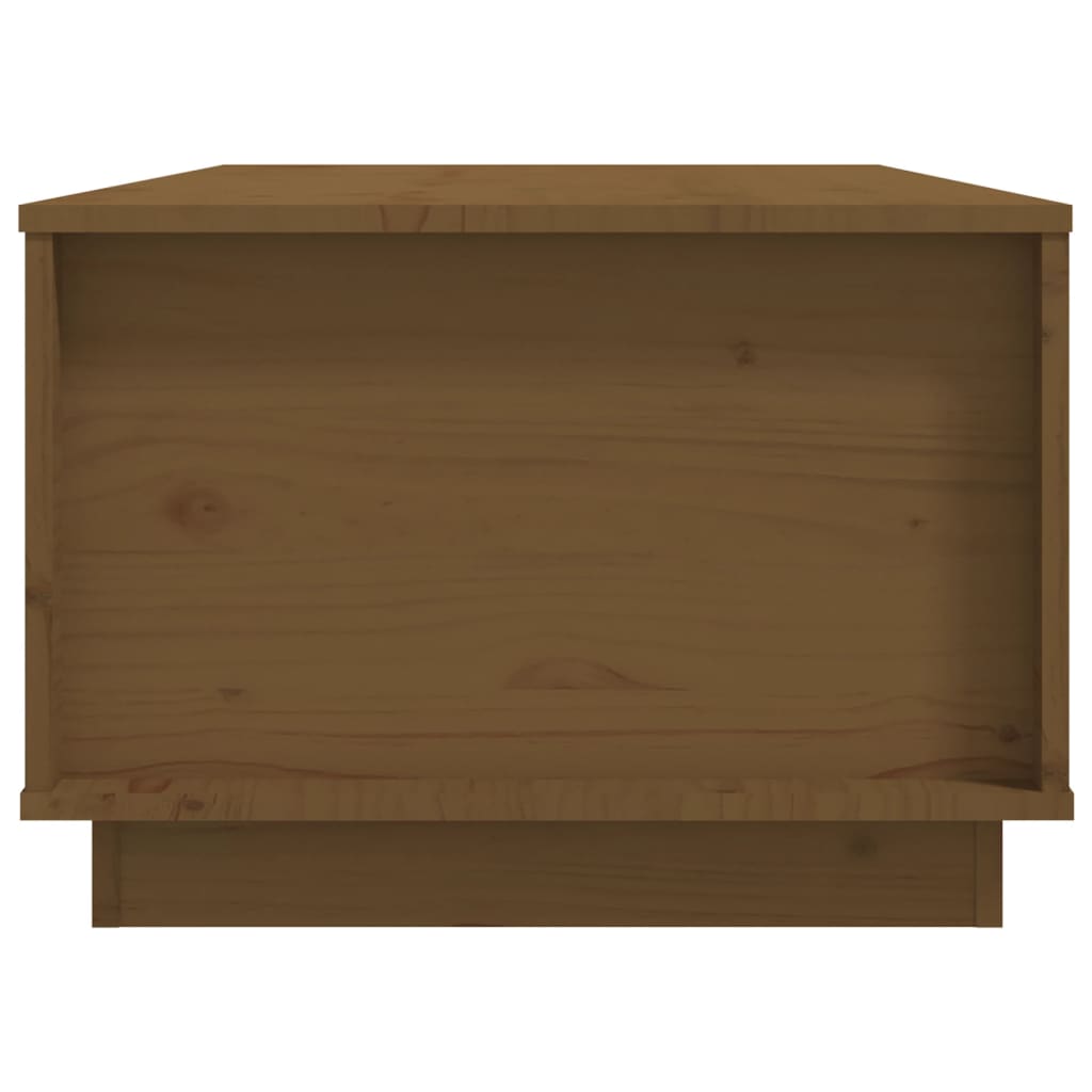 Table basse Marron miel 100x50x35 cm Bois massif de pin - Tables basses