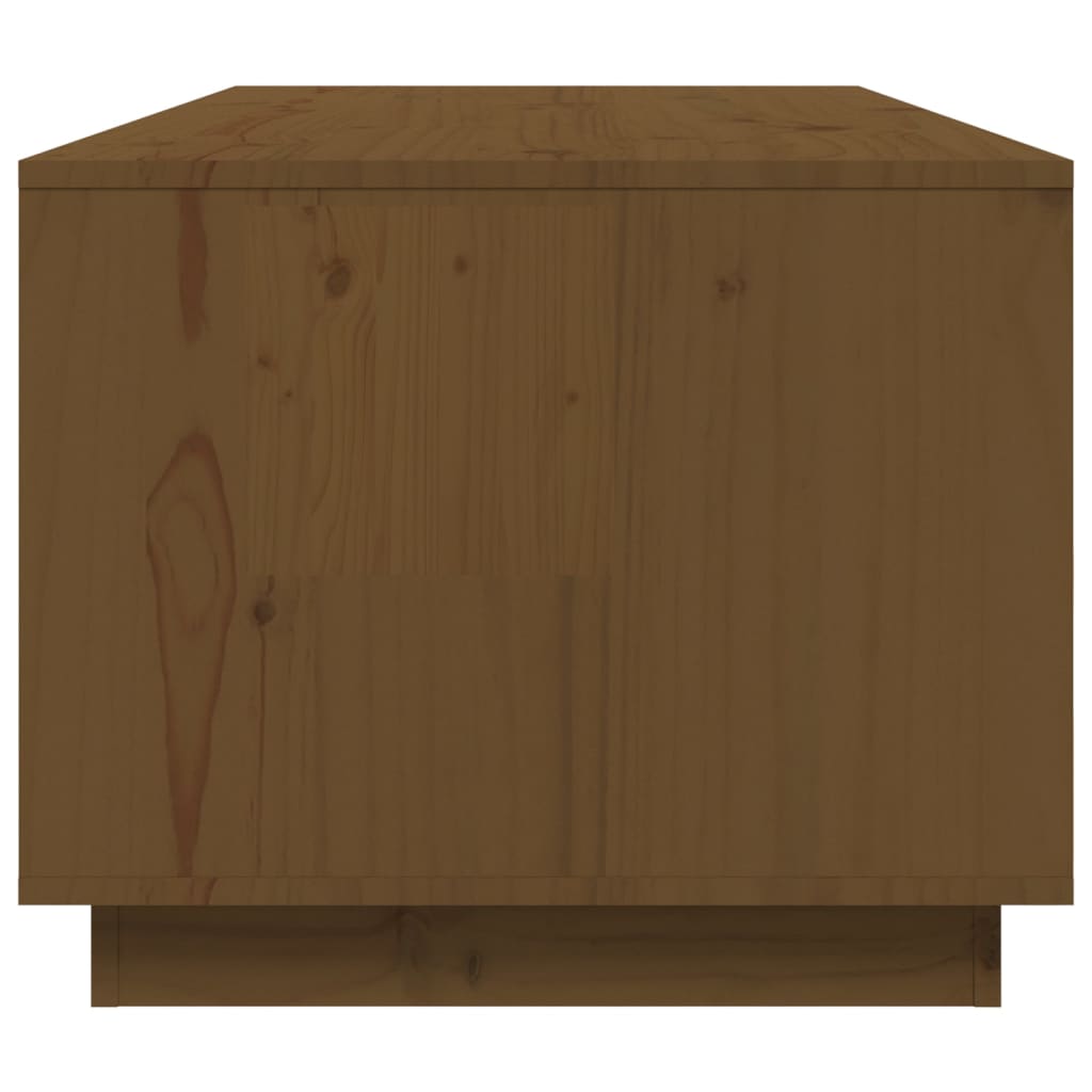 Table basse Marron miel 100x50x41 cm Bois massif de pin - Tables basses