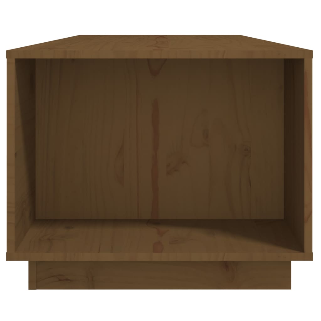 Table basse Marron miel 110x50x40 cm Bois massif de pin - Tables basses