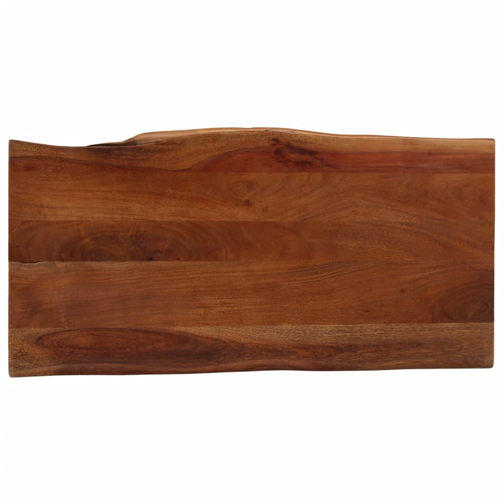Table basse marron miel 110x55x40 cm bois massif d’acacia - Tables basses