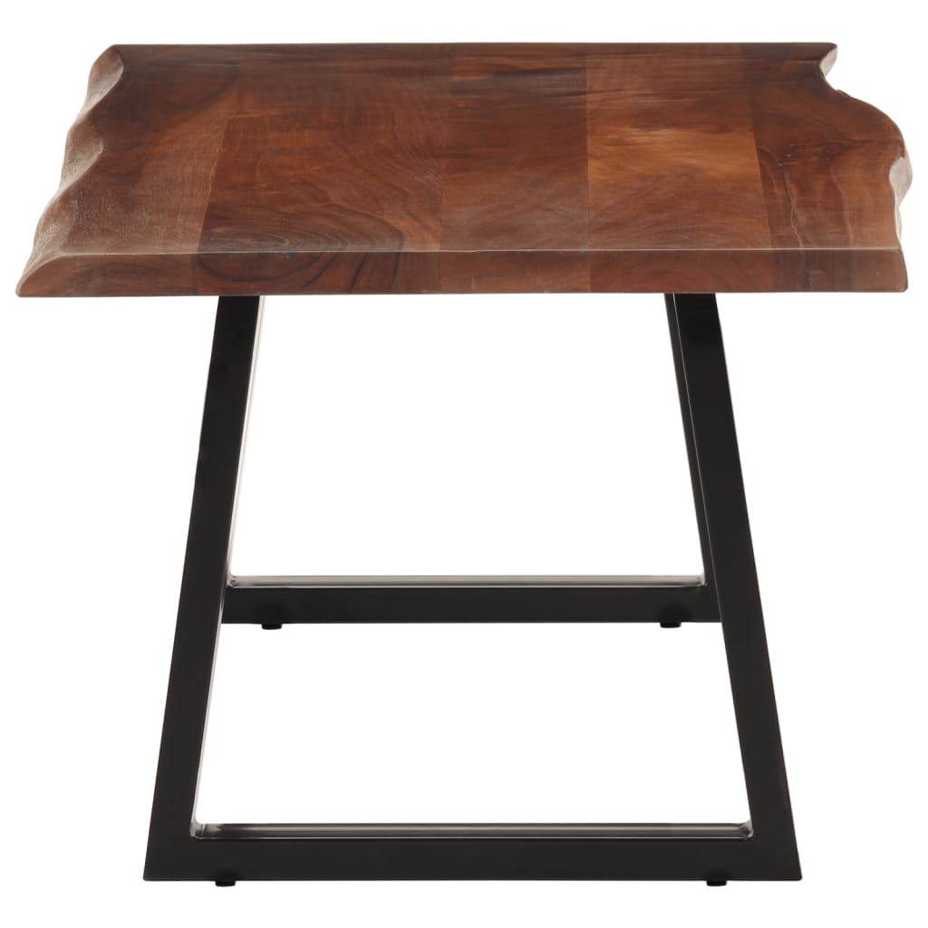 Table basse marron miel 110x55x40 cm bois massif d’acacia - Tables basses