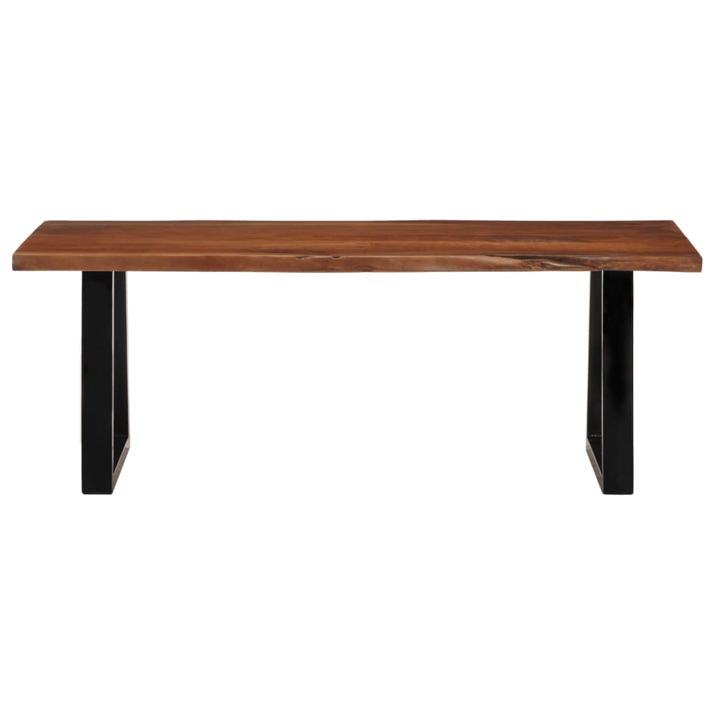 Table basse marron miel 110x55x40 cm bois massif d’acacia - Tables basses