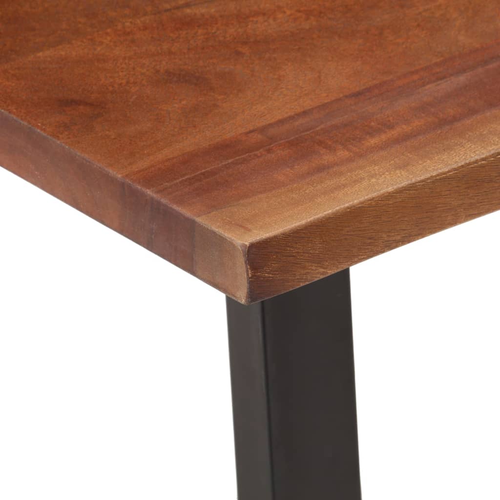 Table basse marron miel 110x55x40 cm bois massif d’acacia - Tables basses