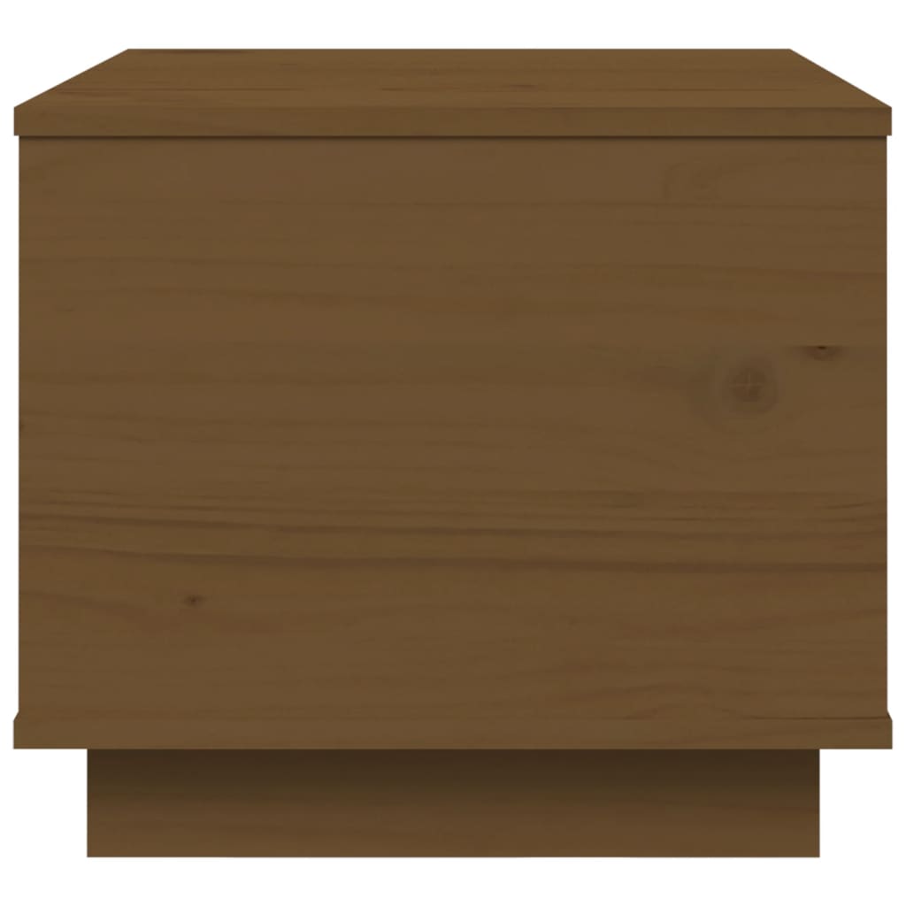 Table basse Marron miel 40x50x35 cm Bois massif de pin - Tables basses