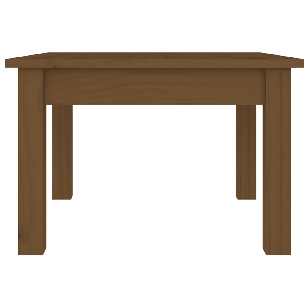 Table basse Marron miel 45x45x30 cm Bois massif de pin - Tables basses