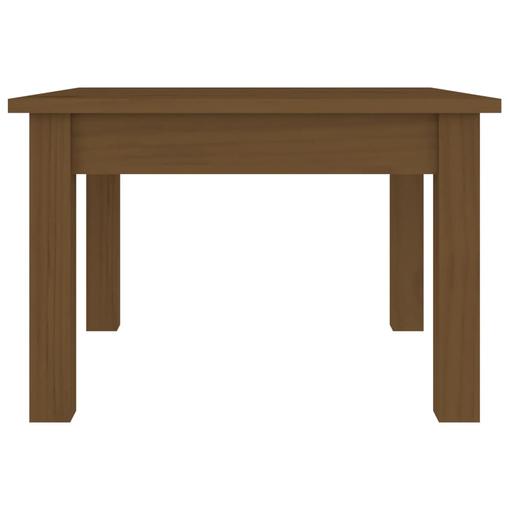 Table basse Marron miel 45x45x30 cm Bois massif de pin - Tables basses