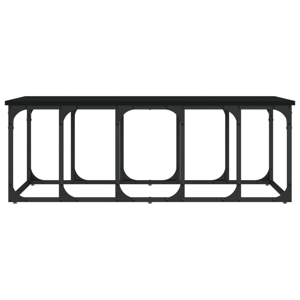 Table basse noir 100x50x35,5 cm bois d’ingénierie - Tables basses