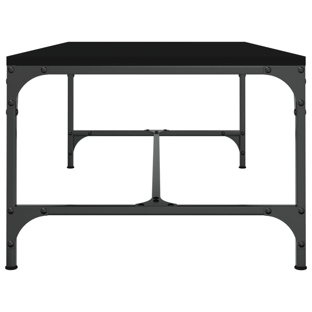Table basse Noir 100x50x35 cm Bois d’ingénierie - Tables basses