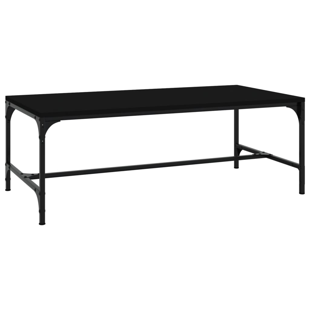 Table basse Noir 100x50x35 cm Bois d’ingénierie - Tables basses