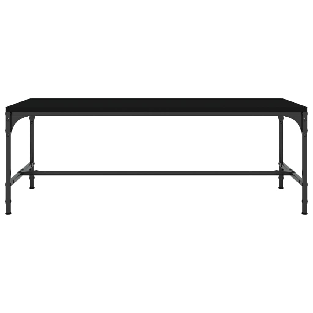 Table basse Noir 100x50x35 cm Bois d’ingénierie - Tables basses