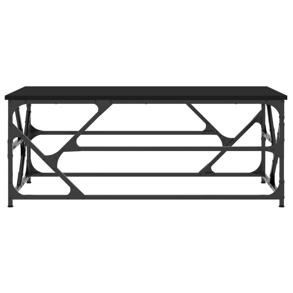 Table basse Noir 100x50x40 cm Bois d’ingénierie - Tables basses