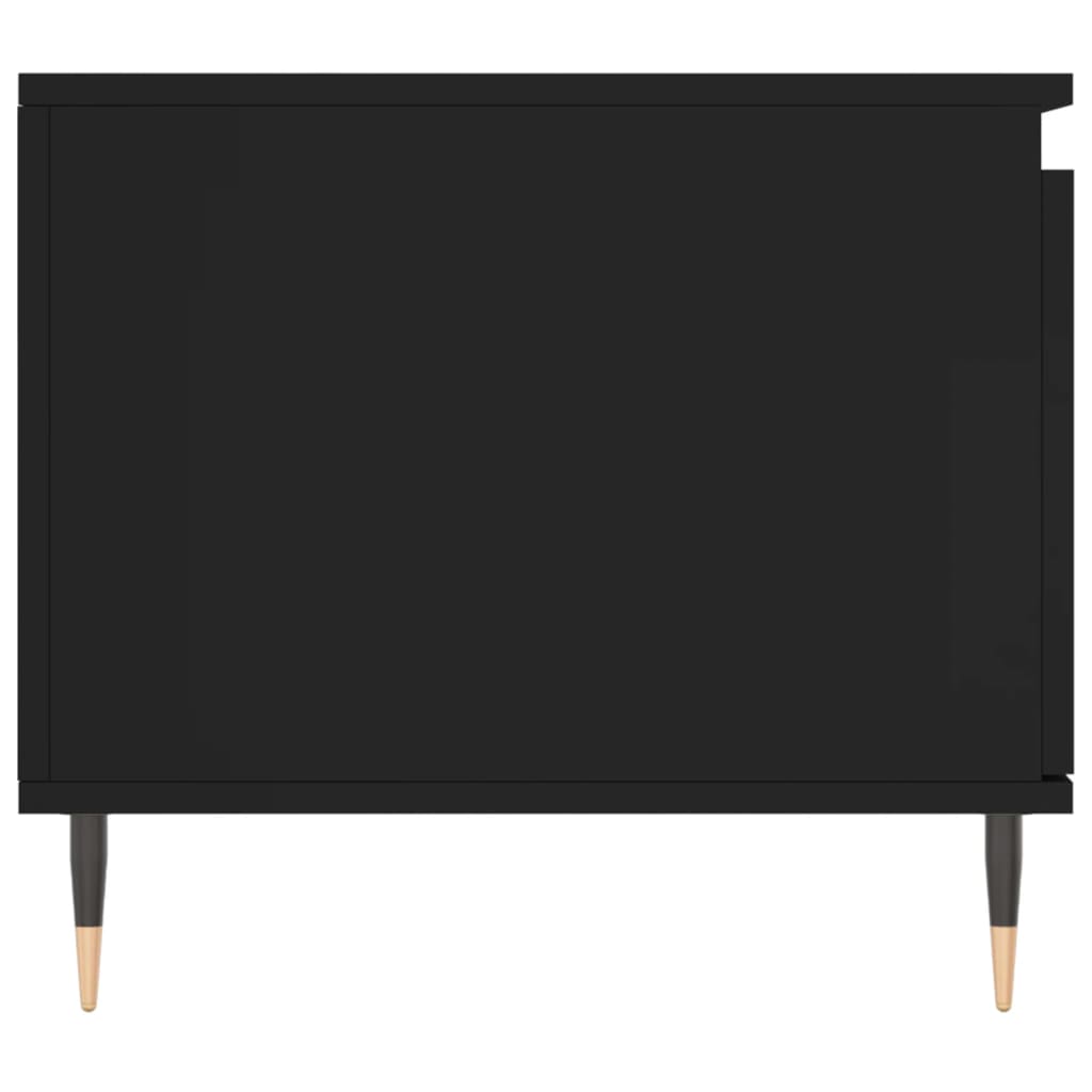 Table basse Noir 100x50x45 cm Bois d’ingénierie - Tables basses