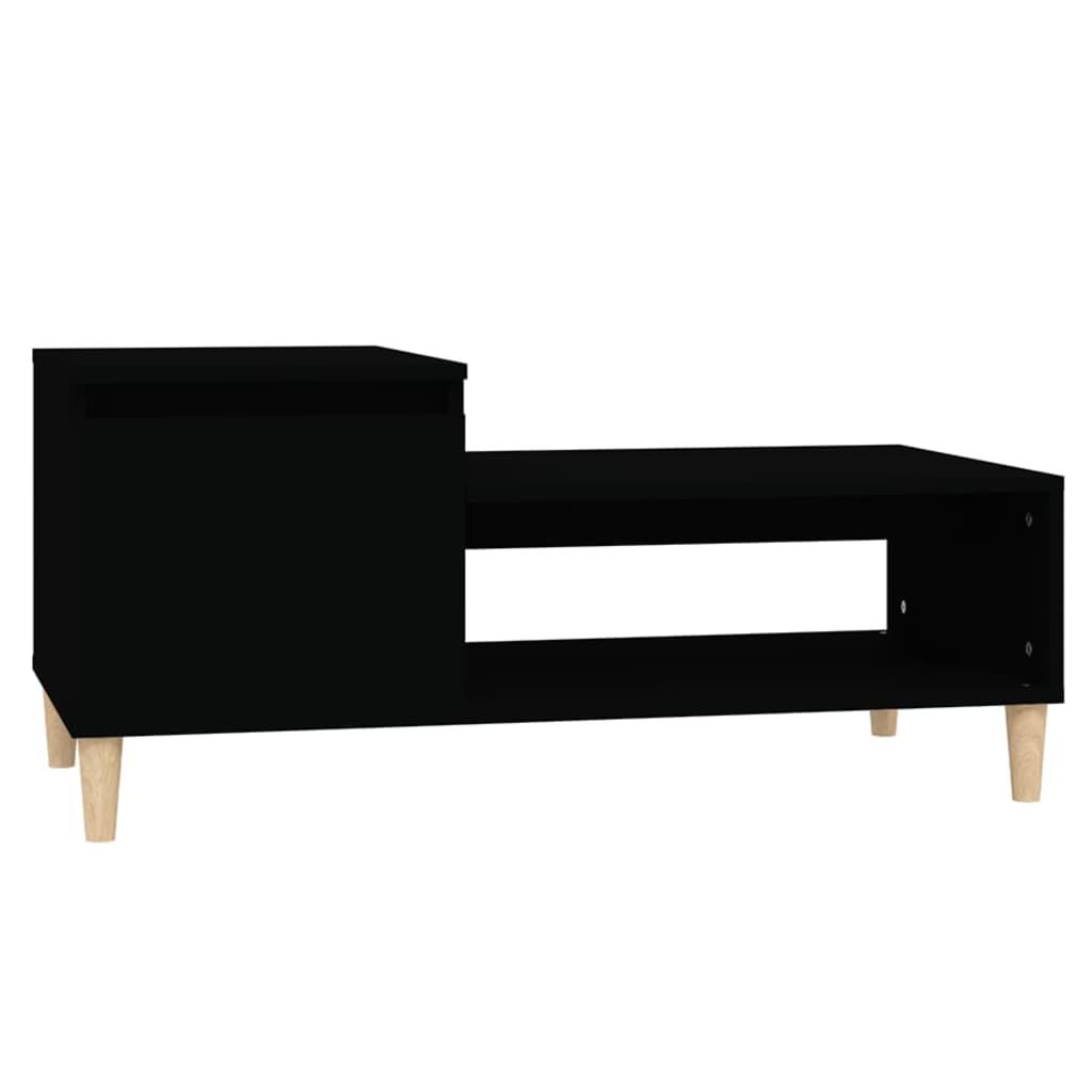 Table basse Noir 100x50x45 cm Bois d’ingénierie - Tables basses