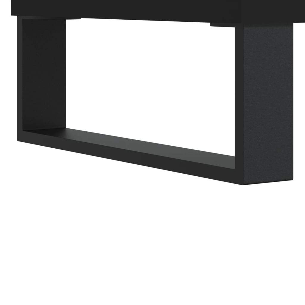 Table basse Noir 100x50x45 cm Bois d’ingénierie - Tables basses
