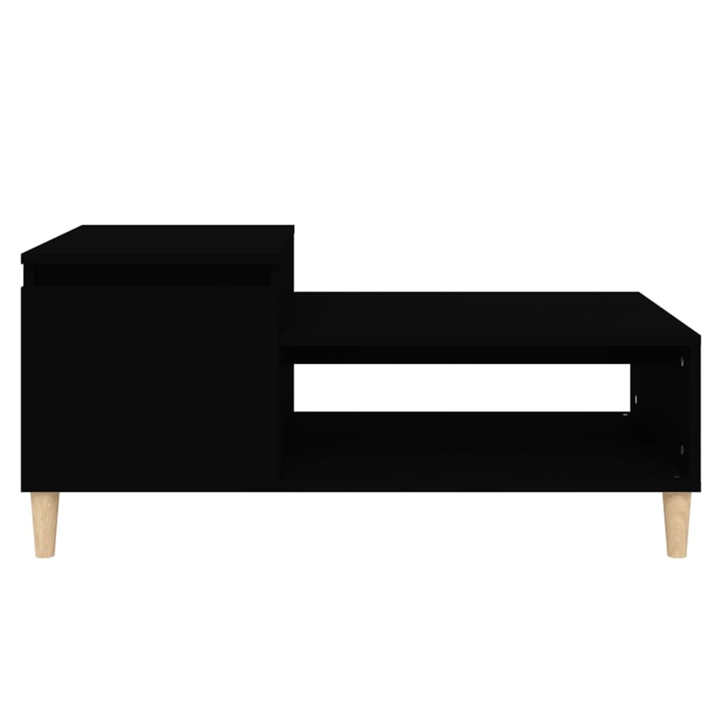Table basse Noir 100x50x45 cm Bois d’ingénierie - Tables basses