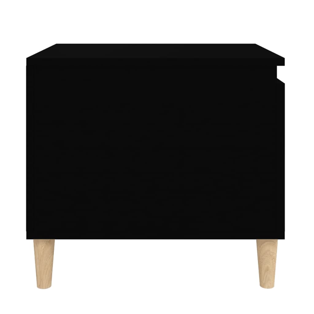 Table basse Noir 100x50x45 cm Bois d’ingénierie - Tables basses