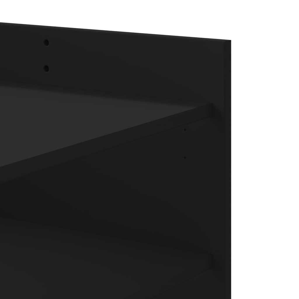 Table basse noir 100x50x50 cm bois d’ingénierie - Tables basses