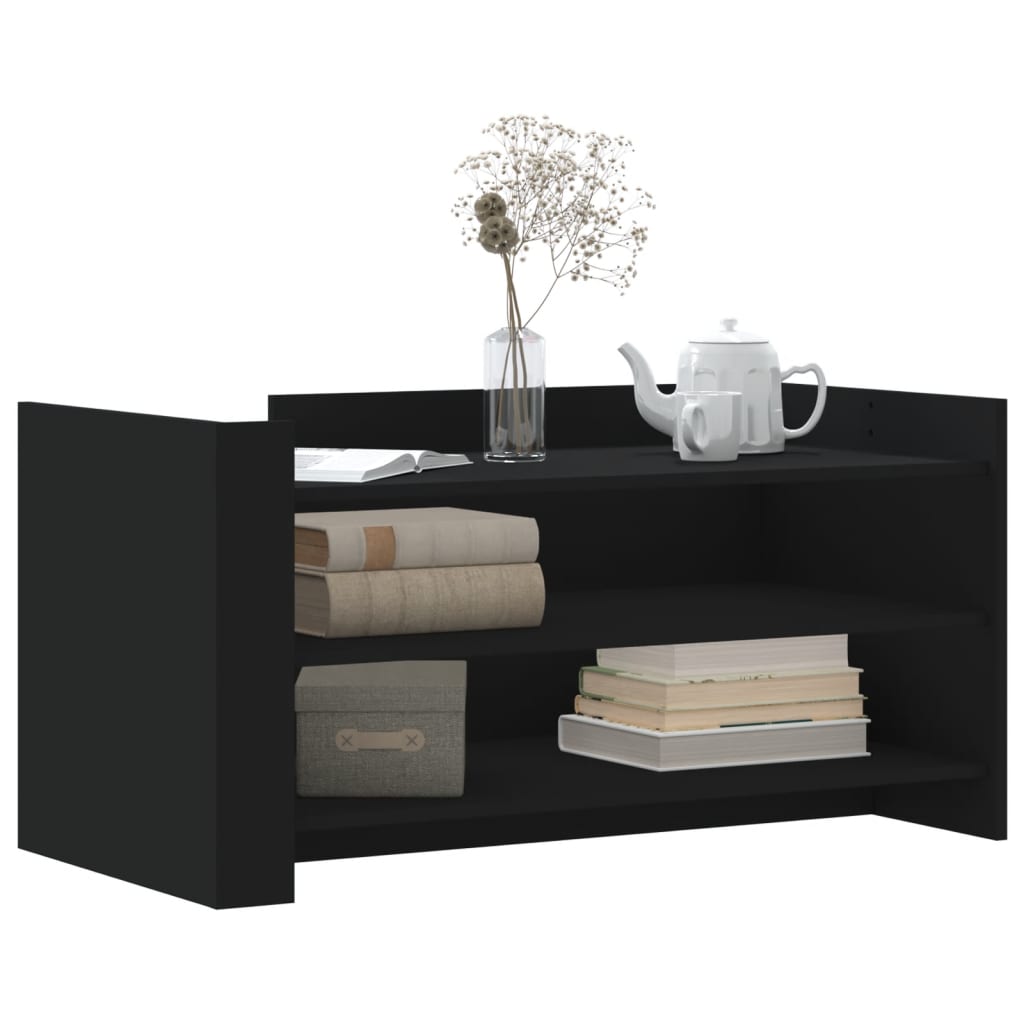 Table basse noir 100x50x50 cm bois d’ingénierie - Tables basses
