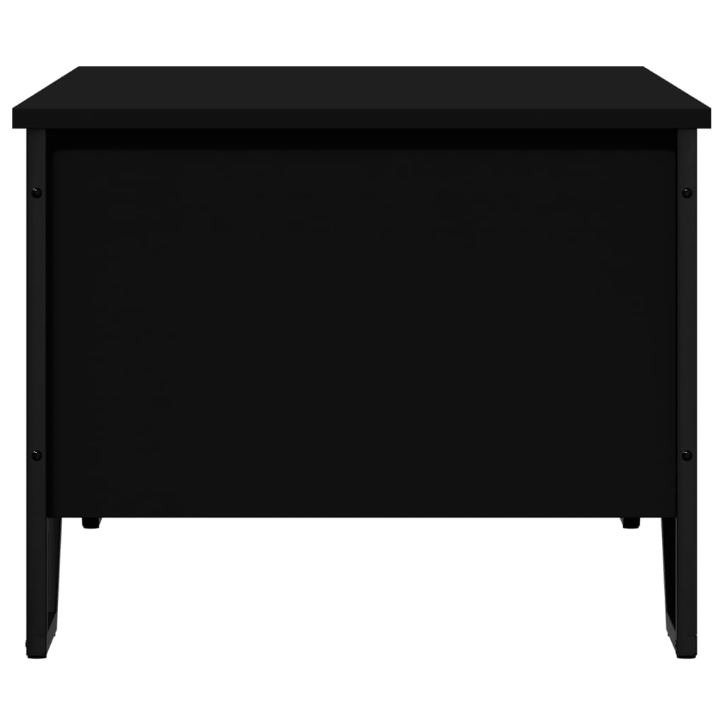 Table basse noir 100x51x40 cm bois d’ingénierie - Tables basses