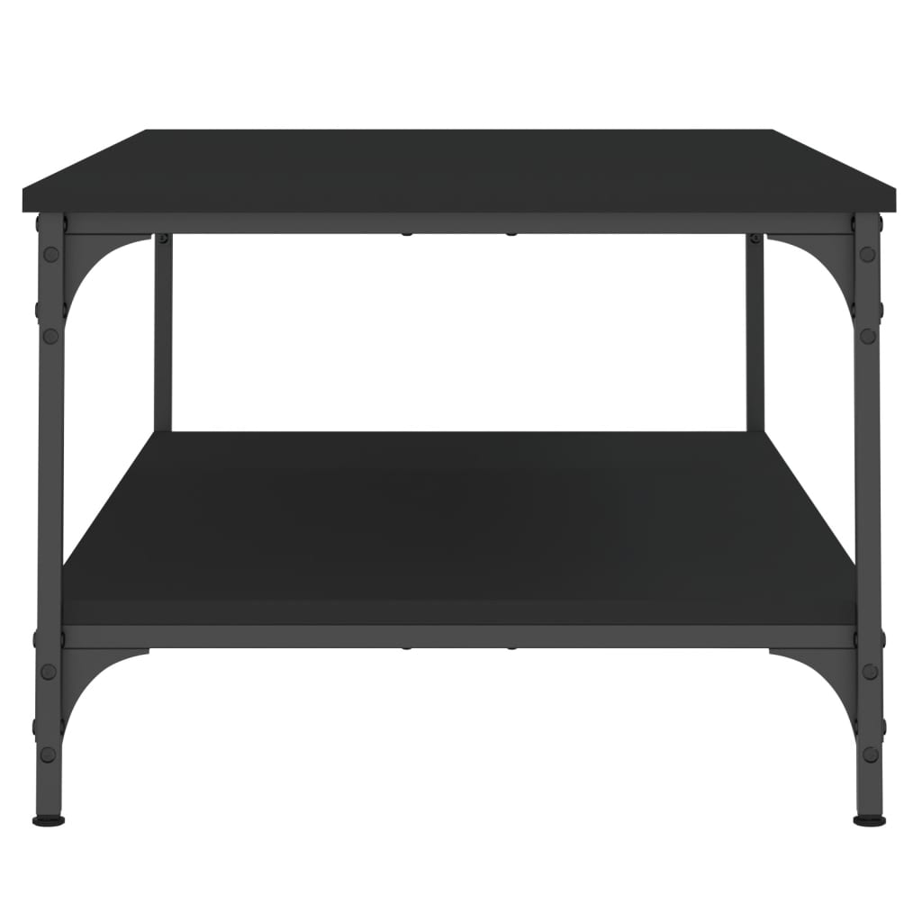Table basse noir 100x55x40 cm bois d’ingénierie - Tables basses