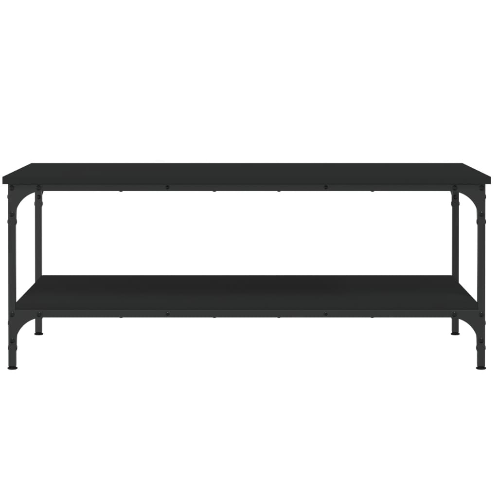 Table basse noir 100x55x40 cm bois d’ingénierie - Tables basses