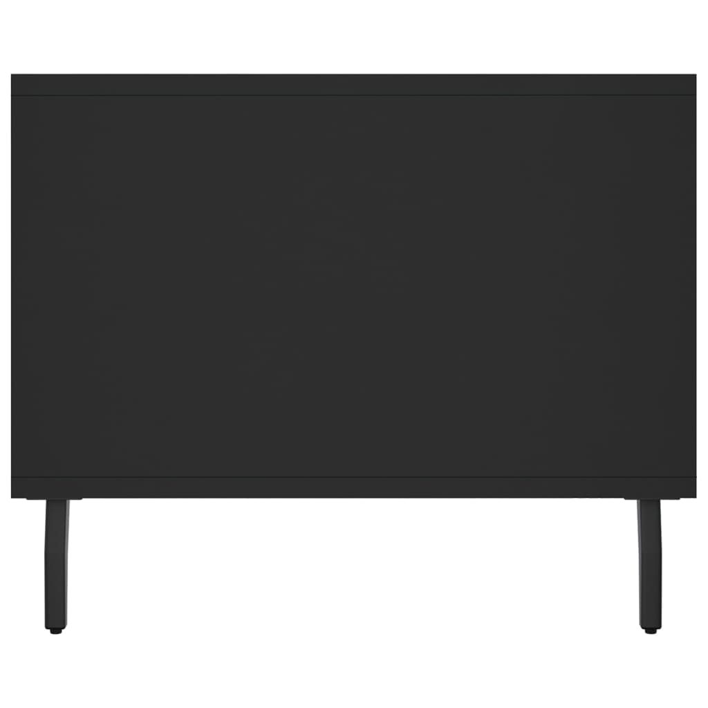 Table basse noir 102x50x40 cm bois d’ingénierie - Tables basses