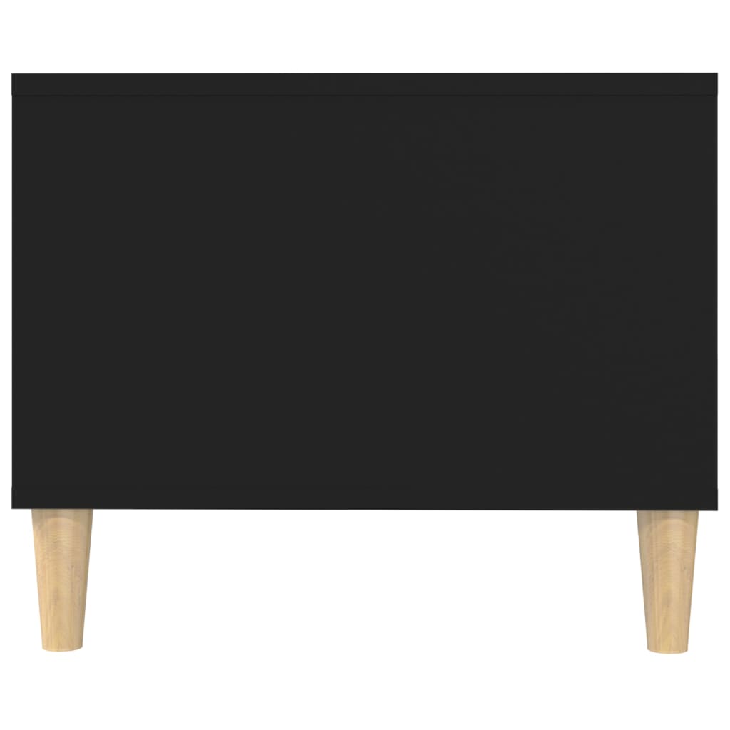 Table basse noir 102x50x40 cm bois d’ingénierie - Tables basses